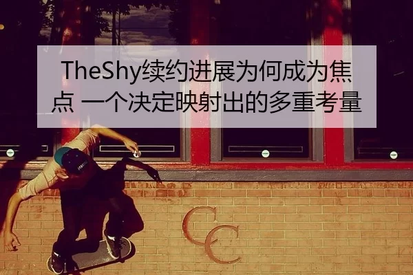 TheShy续约进展为何成为焦点 一个决定映射出的多重考量